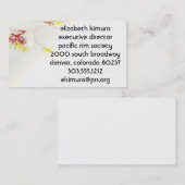  bladeren Aziatische stijl Visitekaartjes (Voorkant / Achterkant)