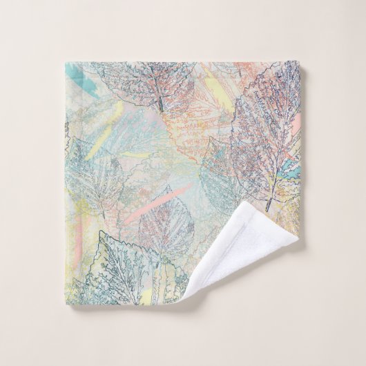 Bladeren. Bad Handdoek (Wasdoekje)