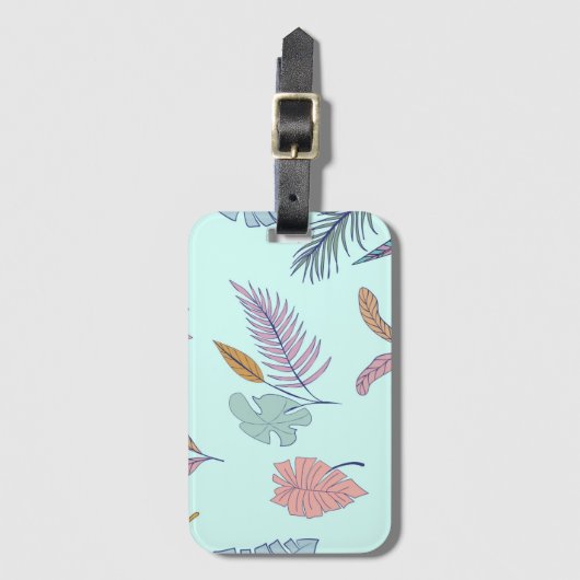 Bladeren. Bagagelabel (Voorkant (verticaal))