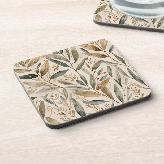 Bladeren bier onderzetter (Linkerzijde)