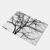 Bladeren, bijkantoren en stroomleidingen in de Her Deurmat (Schuin)