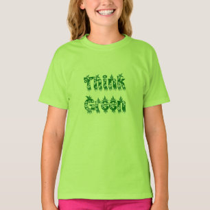 Bladeren & Bloemen "Denk groen" T-shirt