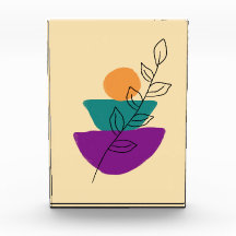 Bladeren boho illustratie