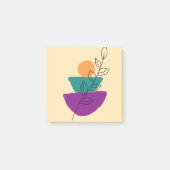 Bladeren boho illustratie post-it® notes (Voorkant)