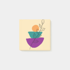 Bladeren boho illustratie post-it® notes