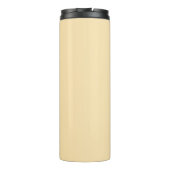 Bladeren boho illustratie thermosbeker (Achterkant)