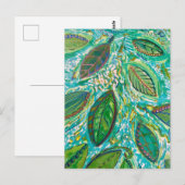 bladeren briefkaart (Voorkant / Achterkant)