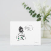 bladeren briefkaart (Staand voorkant)