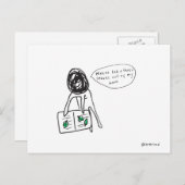 bladeren briefkaart (Voorkant / Achterkant)