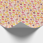 bladeren cadeaupapier (Hoek)