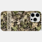 Bladeren Camouflage Gepersonaliseerd Case-Mate iPhone Case (Achterkant (horizontaal))