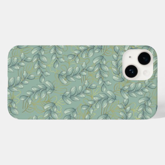 Bladeren Case-Mate iPhone Case (Achterkant (horizontaal))