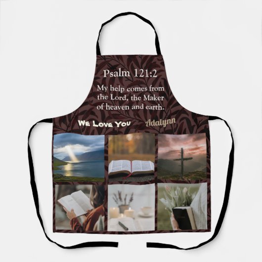  Bladeren Christelijke Geschenken voor Vrouwen Bru Schort (Voorkant)