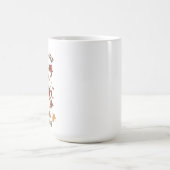 Bladeren die vallen, koffie die roept, herfst koffiemok (Center)