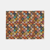 Bladeren door geanimeerde vierkantjes van Granny Fleece Deken (Voorkant (Horizontaal))