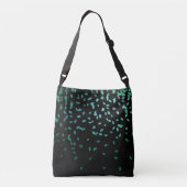 Bladeren Douche Crossbody Tas (Achterkant)