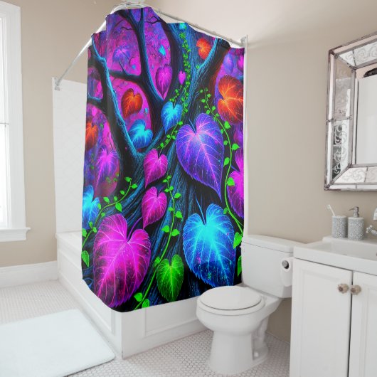  bladeren douchegordijn (In situ)