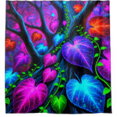  bladeren douchegordijn (Voorkant)