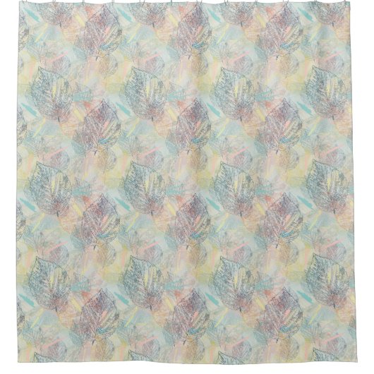 Bladeren. Douchegordijn (Voorkant)