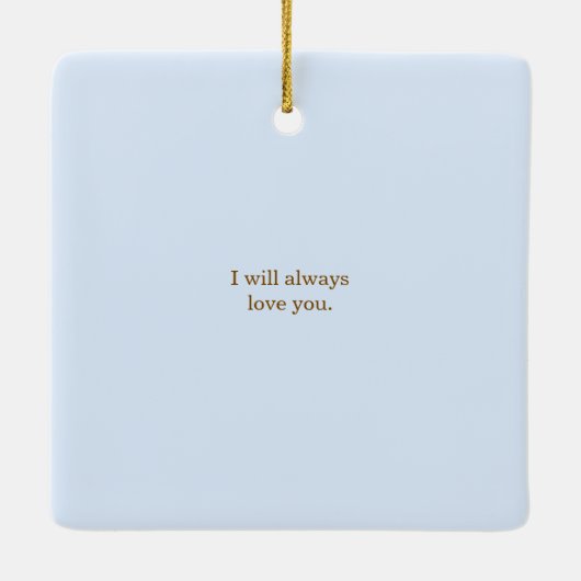 Bladeren elegant in liefdevolle herinnering begraf keramisch ornament (Achterkant)