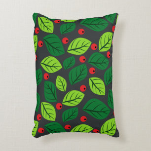 "Bladeren en bessen" Pillow Accent Kussen