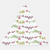 bladeren en bessen sticker (Voorkant)