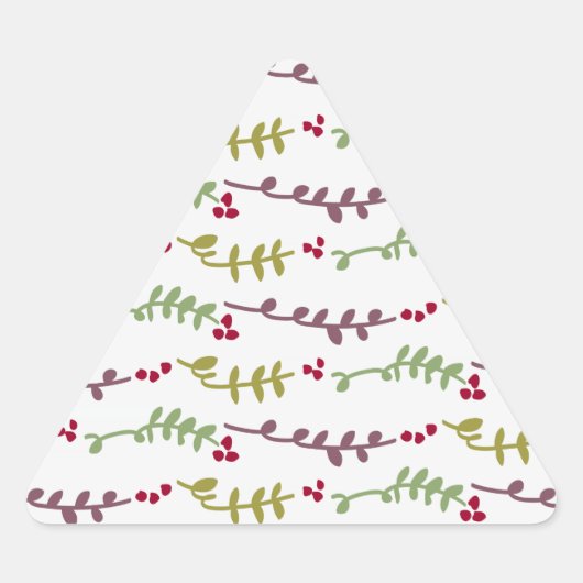 bladeren en bessen sticker (Voorkant)