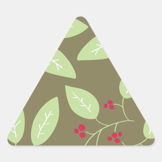 bladeren en bessen sticker (Voorkant)