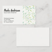 Bladeren en bijkantoren visitekaartje (Voorkant / Achterkant)