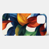 Bladeren en bloemen Case-Mate iPhone case (Achterkant (horizontaal))