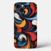 Bladeren en bloemen Case-Mate iPhone case (Achterkant)