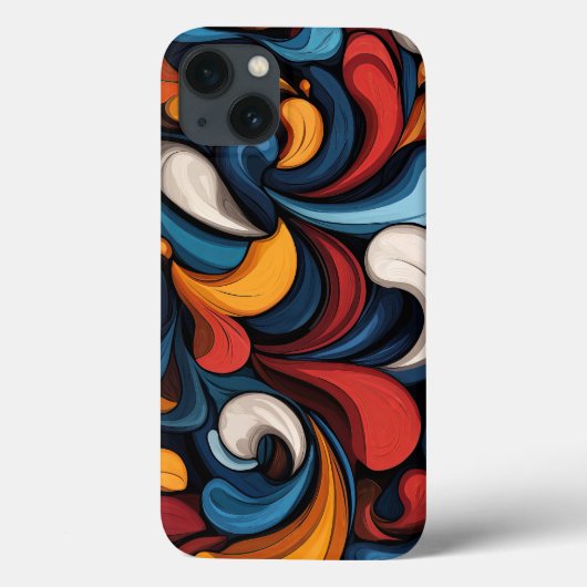 Bladeren en bloemen Case-Mate iPhone case (Achterkant)