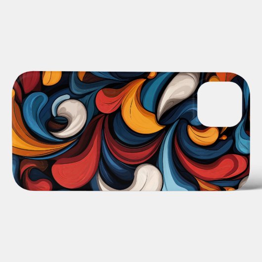 Bladeren en bloemen Case-Mate iPhone case (Achterkant (horizontaal))