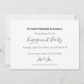 Bladeren en bloemkruid, aan de rand gebonden aankondiging (Achterkant)