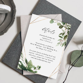 Bladeren en Eucalyptus Gold LG 2 Informatiekaartje