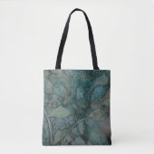 Bladeren en groenen tote bag (Voorkant)