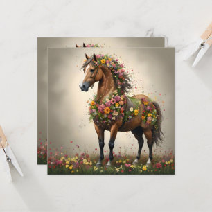 Bladeren en hoeven: Brown Horse Fantasy Garden, Kaart