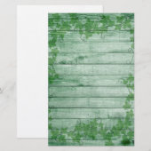 Bladeren en Hout Briefpapier (Voorkant / Achterkant)