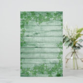 Bladeren en Hout Briefpapier (Staand voorkant)