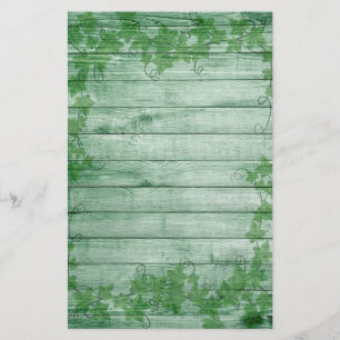 Bladeren en Hout Briefpapier