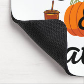 Bladeren En Latte Herfst Eten Muismat (Hoek)