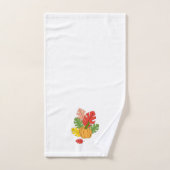 Bladeren en pompoenen bad handdoek (Handdoek)