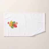 Bladeren en pompoenen bad handdoek (Handdoek)