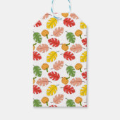 Bladeren en pompoenen cadeaulabel (Voorkant)