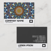 Bladeren en roebels Kaleidosope Visitekaartje (Voorkant / Achterkant)