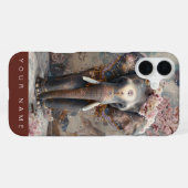 Bladeren en rompen iPhone hoesje (Achterkant horizontaal)