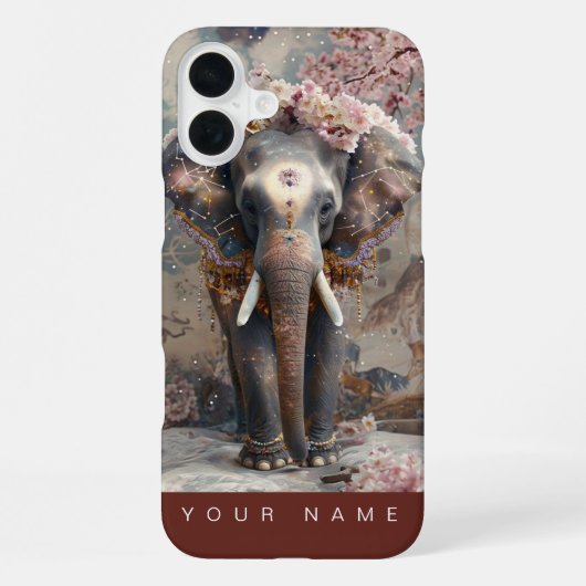 Bladeren en rompen iPhone hoesje (Achterkant)