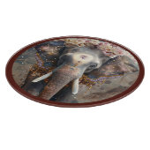 Bladeren en rompen snijplank (Hoek)