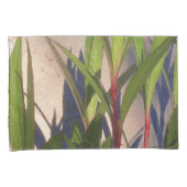 Bladeren en schaduwen kussensloop (Voorkant-Rechts)