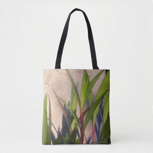 Bladeren en schaduwen tote bag (Voorkant)